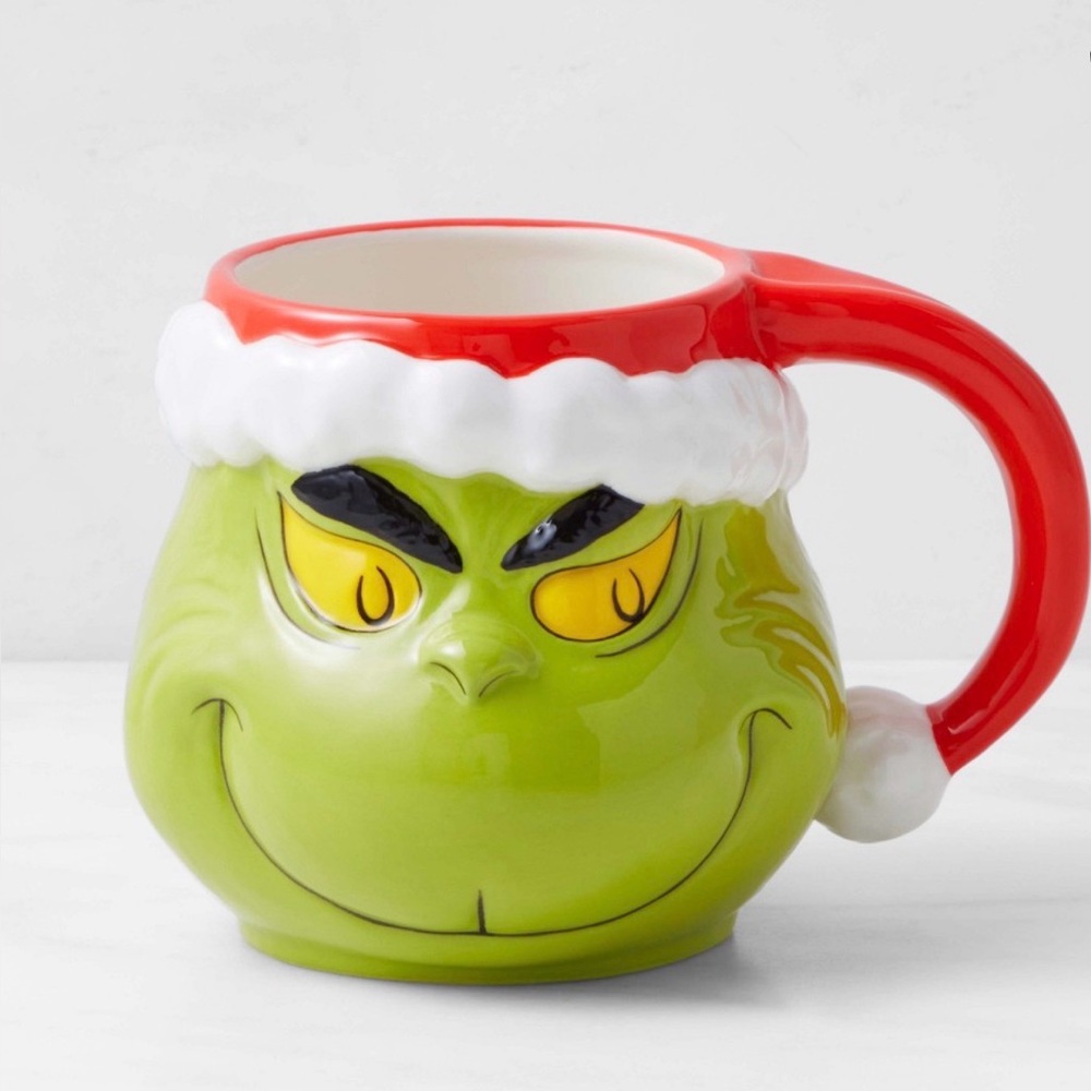 Williams Sonoma brand new unused Grinch mug gifted